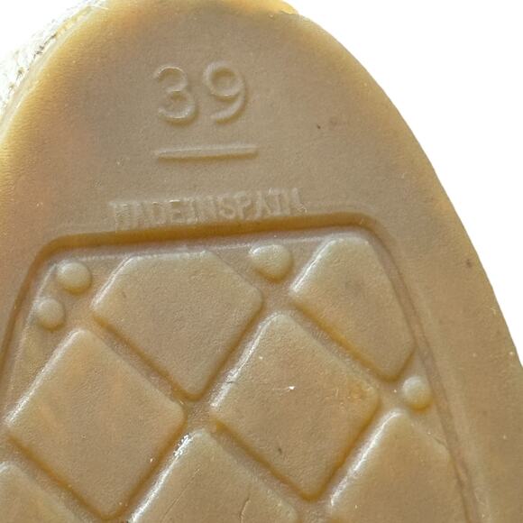 Chanel Black Leather Interlocking CC Logo Espadrilles Flats Size EU 39 - Picture 11 of 14